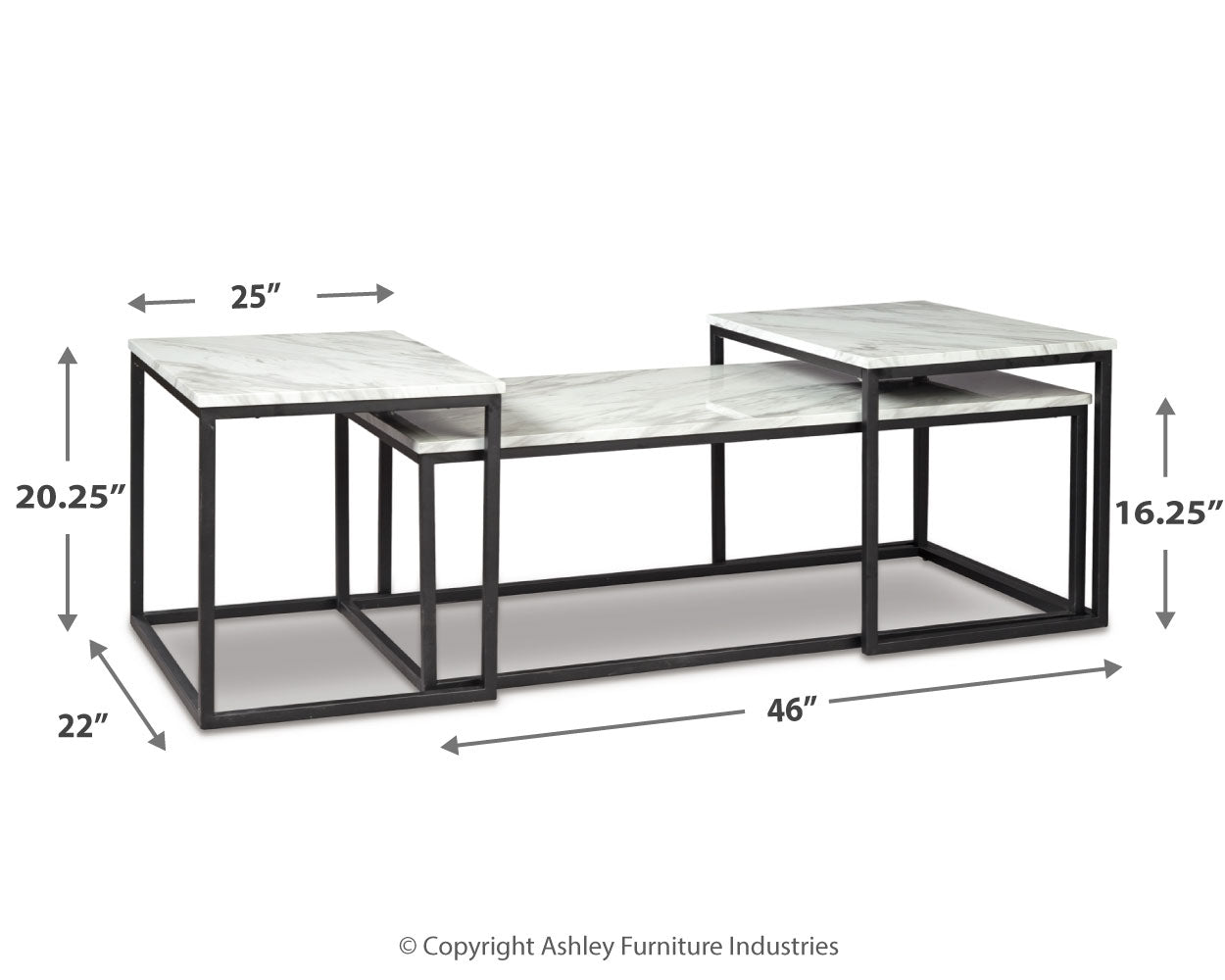 Donnesta Table (Set of 3)