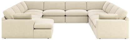 Stuart Furniture Outlet - Ashley Furniture - Elyza Sectional - RAF 10-Piece Sectional / Linen - 10006S8