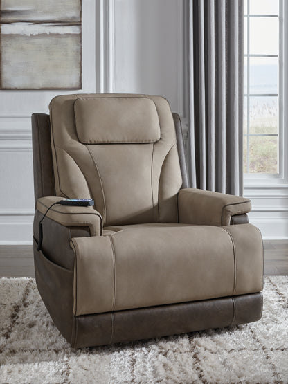 Stuart Furniture Outlet - Ashley Furniture - 4Z-Peaceful Pause Living Room - Power Lift Recliner / Sand - PC1210312