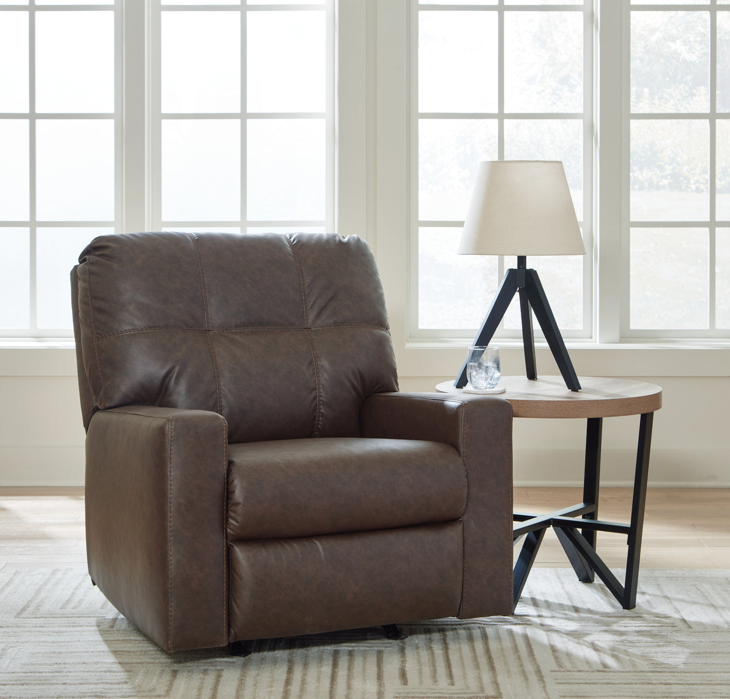 Stuart Furniture Outlet - Ashley Furniture - Barlin Mills Living Room - Rocker Recliner / Umber - 1700325