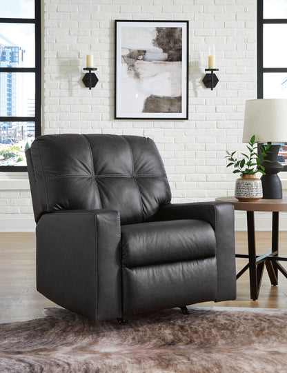 Stuart Furniture Outlet - Ashley Furniture - Barlin Mills Living Room - Rocker Recliner / Carbon - 1700425