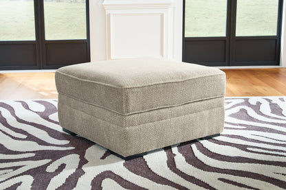 Stuart Furniture Outlet - Ashley Furniture - Calnita Living Room - Ottoman With Storage / Sisal - 2050211
