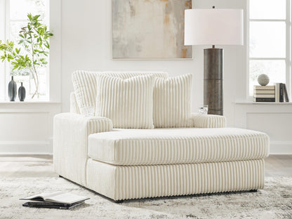 Stuart Furniture Outlet - Ashley Furniture - Lindyn Living Room - Chaise / Ivory - 2110415