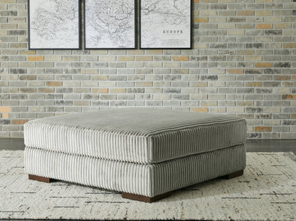 Stuart Furniture Outlet - Ashley Furniture - Lindyn Living Room - Oversized Accent Ottoman / Fog - 2110508