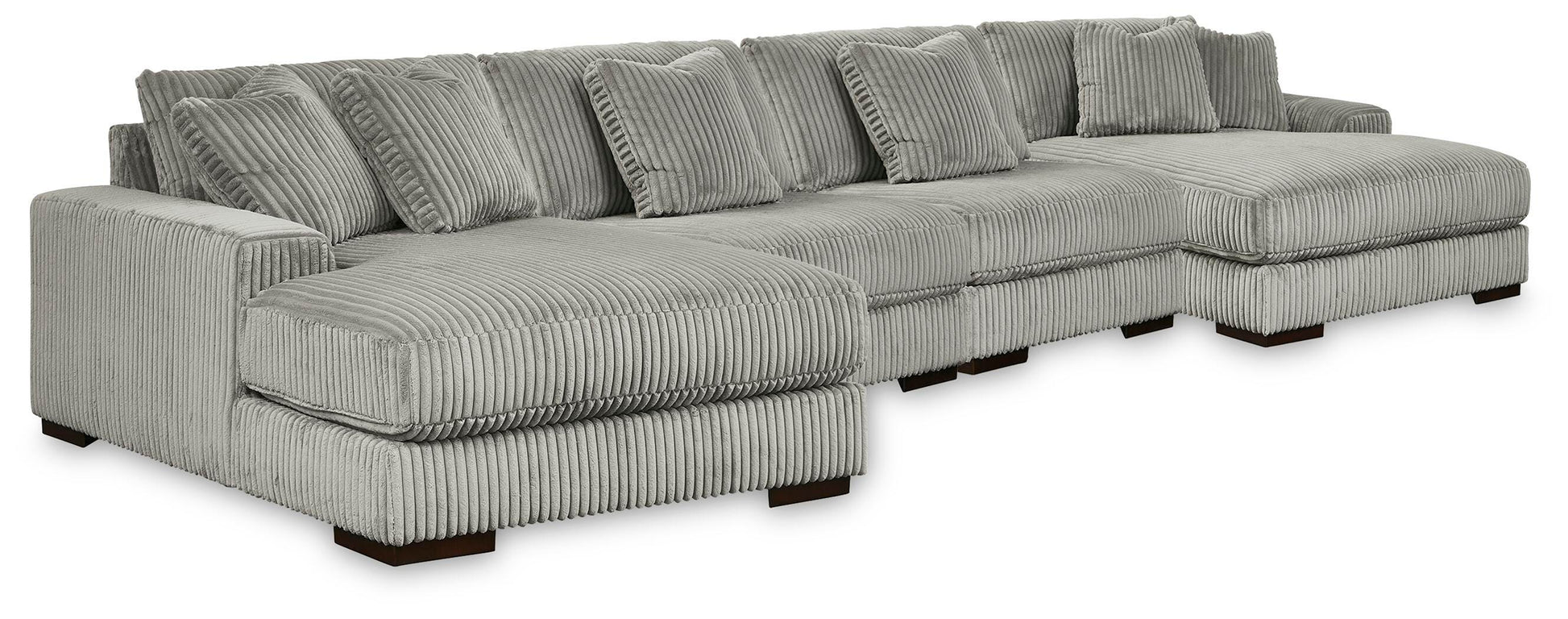 Stuart Furniture Outlet - Ashley Furniture - Lindyn 4-Piece Sectional with Double Chaise - 4-Piece Sectional with Double Chaise - 21105S20