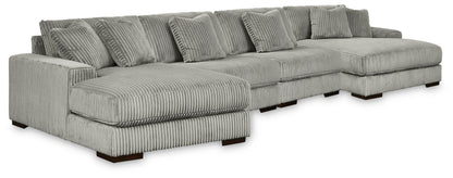 Stuart Furniture Outlet - Ashley Furniture - Lindyn 4-Piece Sectional with Double Chaise - 4-Piece Sectional with Double Chaise - 21105S20