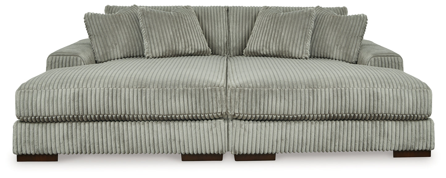 Stuart Furniture Outlet - Ashley Furniture - Lindyn Sectional - RAF Super Chaise / Fog - 21105S11
