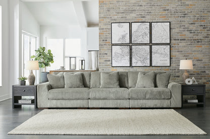 Stuart Furniture Outlet - Ashley Furniture - Lindyn Sectional - RAF 3-Piece Sectional Sofa / Fog - 21105S14