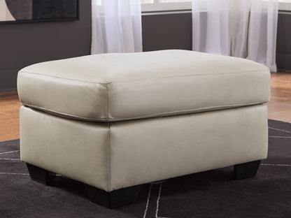 Stuart Furniture Outlet - Ashley Furniture - Santorine Living Room - Ottoman / Bone - 2170814