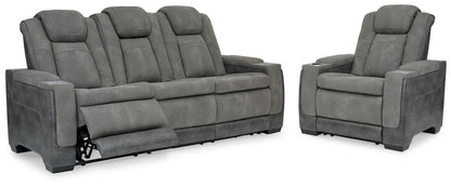 Stuart Furniture Outlet - Ashley Furniture - Next-Gen Durapella Power Reclining Sofa and Power Recliner - Power Reclining Sofa and Power Recliner - 22004U3