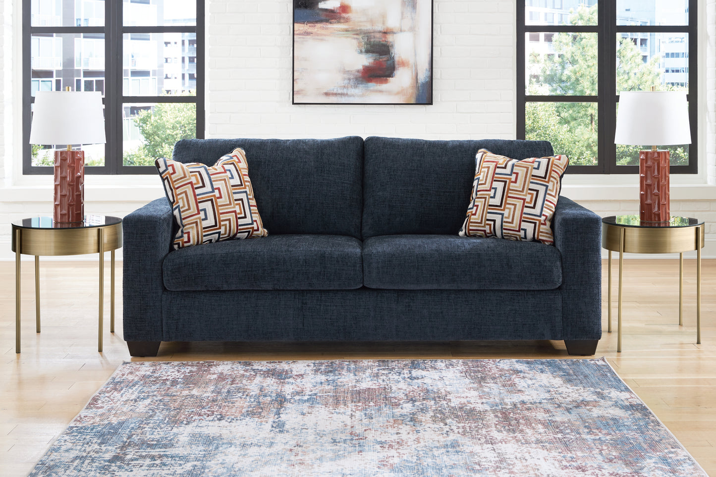 Stuart Furniture Outlet - Ashley Furniture - Aviemore Living Room - Sofa / Ink - 2430338