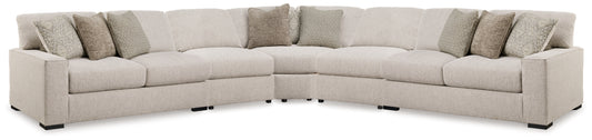 Stuart Furniture Outlet - Ashley Furniture - Ballyton Sectional - 5-Piece Sectional / Sand - 25102S3