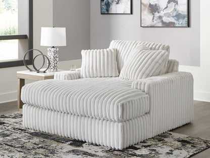 Stuart Furniture Outlet - Ashley Furniture - Stupendous Living Room - Oversized Chaise / Alloy - 2590315