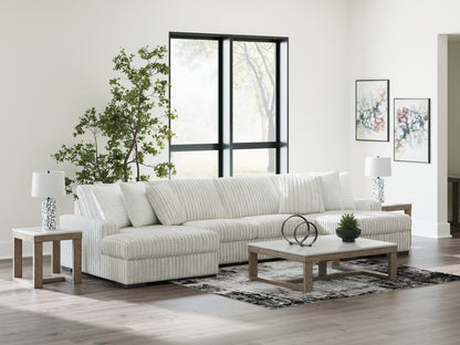 Stuart Furniture Outlet - Ashley Furniture - Stupendous Sectional - RAF 4-Piece Sectional with Double Chaise / Alloy - 25903S5