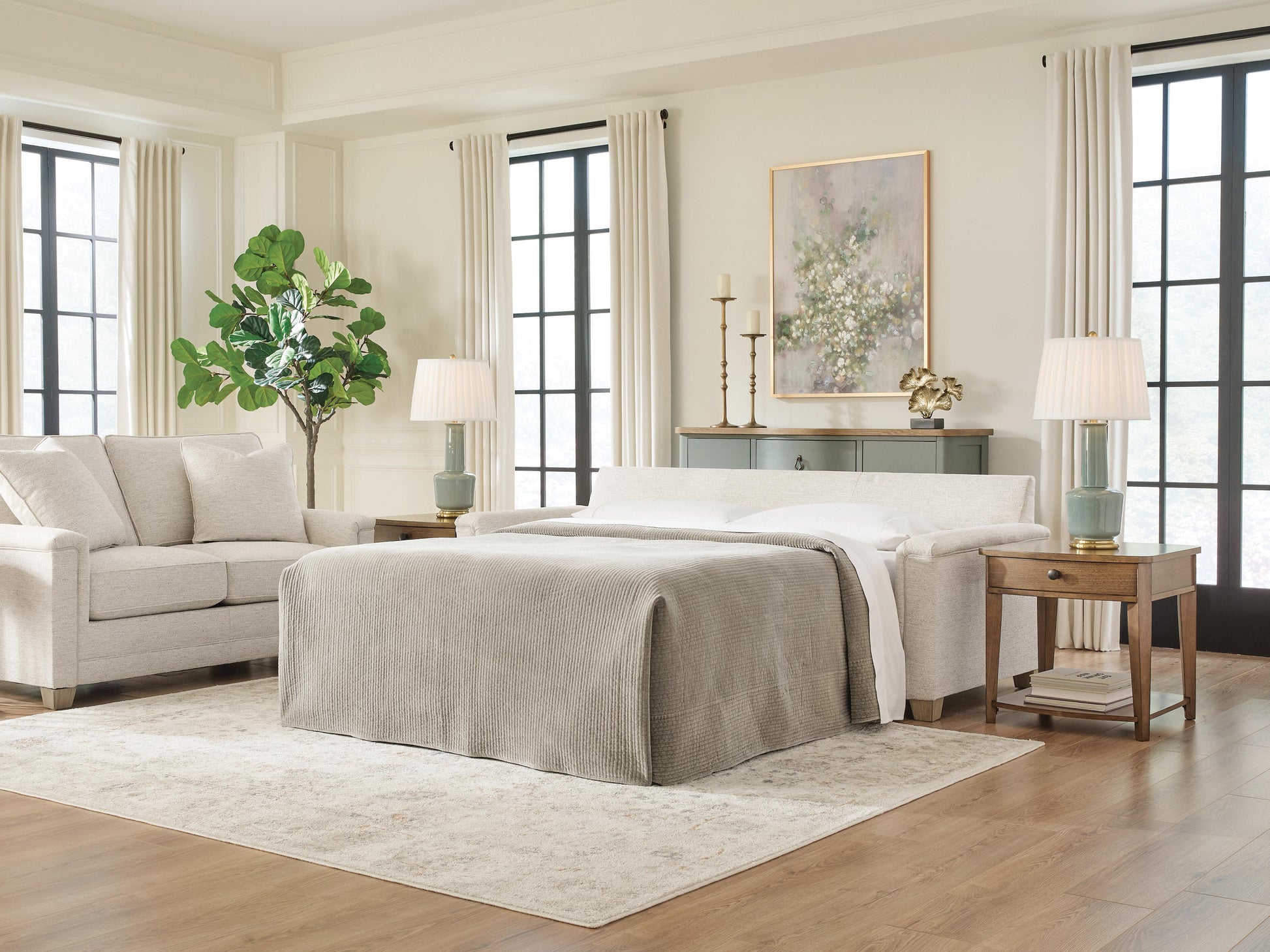 Stuart Furniture Outlet - Ashley Furniture - Rayne-Cove Living Room - Queen Sofa Sleeper - PC2600539