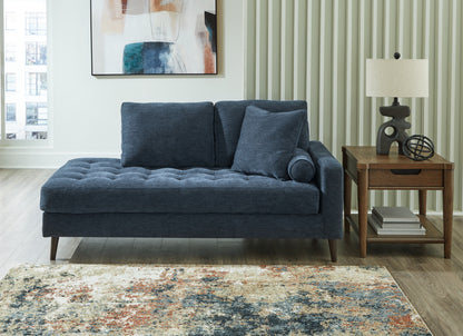 Stuart Furniture Outlet - Ashley Furniture - Bixler Living Room - RAF Corner Chaise / Navy - 2610617