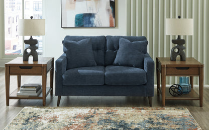 Stuart Furniture Outlet - Ashley Furniture - Bixler Living Room - Loveseat / Navy - 2610635