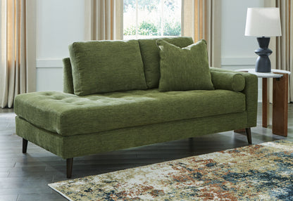 Stuart Furniture Outlet - Ashley Furniture - Bixler Living Room - RAF Corner Chaise / Olive - 2610717