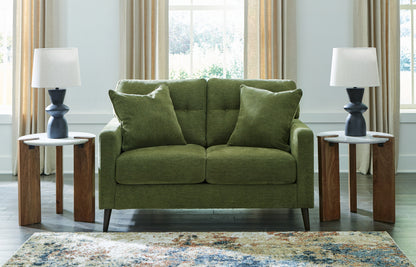 Stuart Furniture Outlet - Ashley Furniture - Bixler Living Room - Loveseat / Olive - 2610735