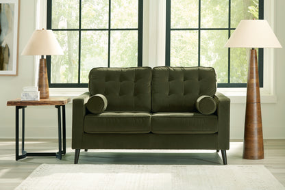 Stuart Furniture Outlet - Ashley Furniture - Reveon Lakes Living Room - Loveseat / Olive - 2640435