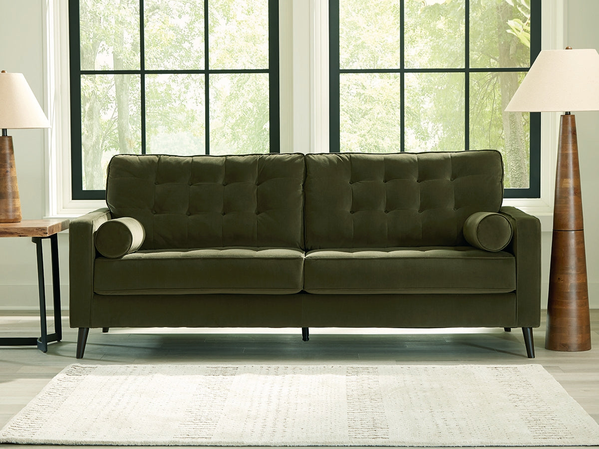 Stuart Furniture Outlet - Ashley Furniture - Reveon Lakes Living Room - Loveseat / Olive - 2640435