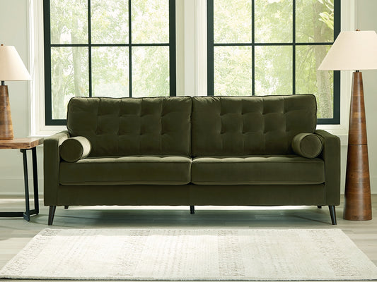 Stuart Furniture Outlet - Ashley Furniture - Reveon Lakes Living Room - Loveseat / Olive - 2640435