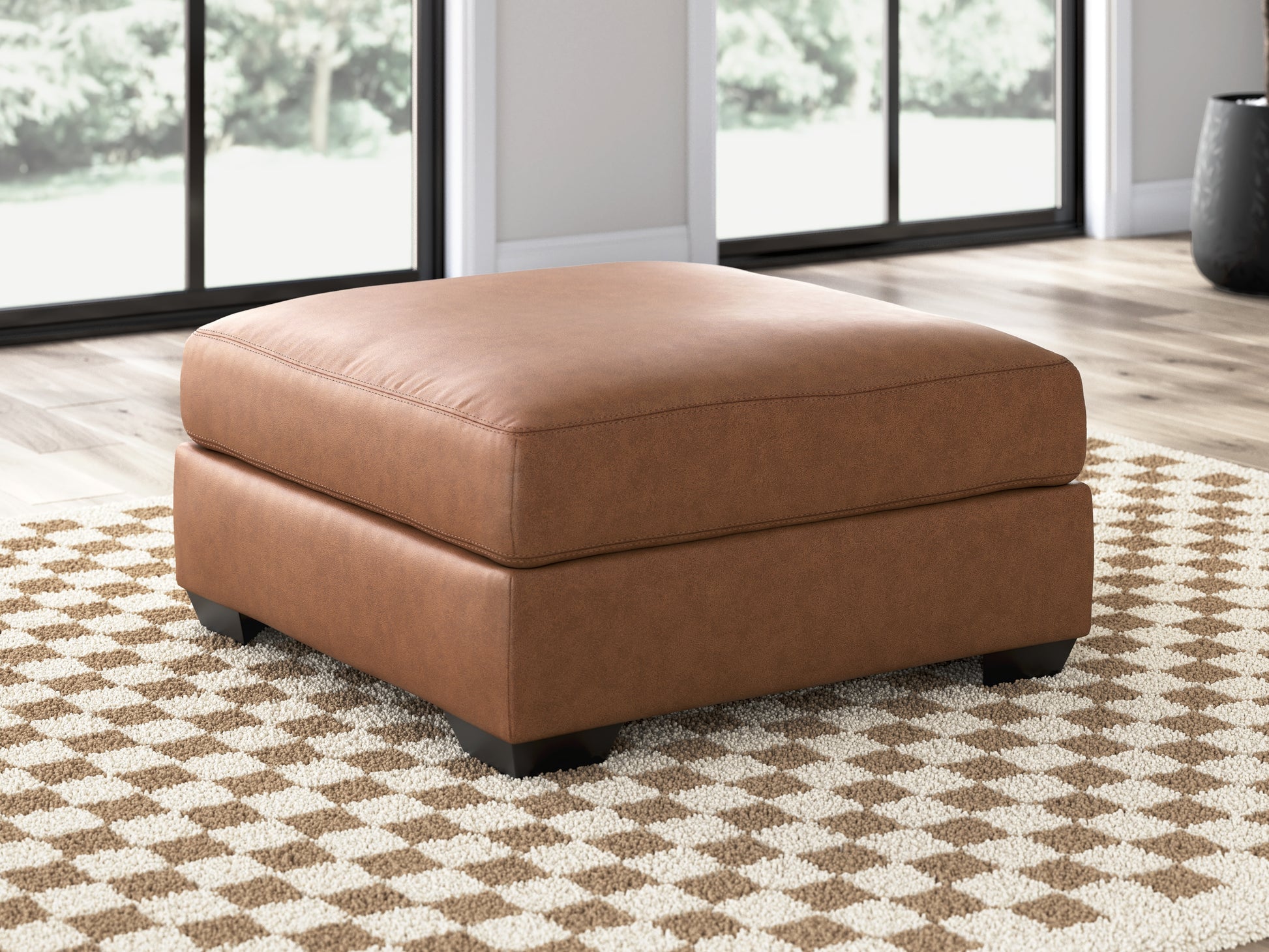 Stuart Furniture Outlet - Ashley Furniture - WillowBend Living Room - Oversized Accent Ottoman / Caramel - PC2770408
