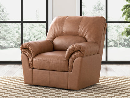 Stuart Furniture Outlet - Ashley Furniture - WillowBend Living Room - Rocker Recliner / Caramel - PC2770425