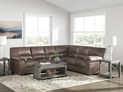 Stuart Furniture Outlet - Ashley Furniture - WillowBend Sectional - RAF 3-Piece Sectional / Umber - PC27705S3