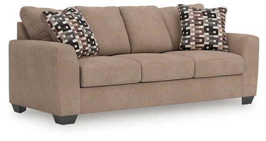 Stuart Furniture Outlet - Ashley Furniture - Triston-Peaks Living Room - Queen Sofa Sleeper / Suede - 3020439