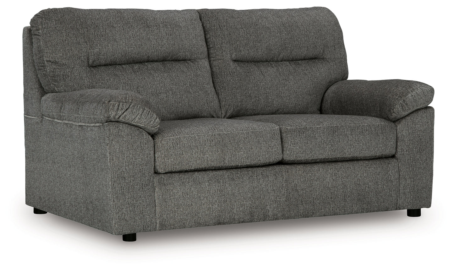 Stuart Furniture Outlet - Ashley Furniture - Bindura Living Room - Loveseat / Mineral - 3030535