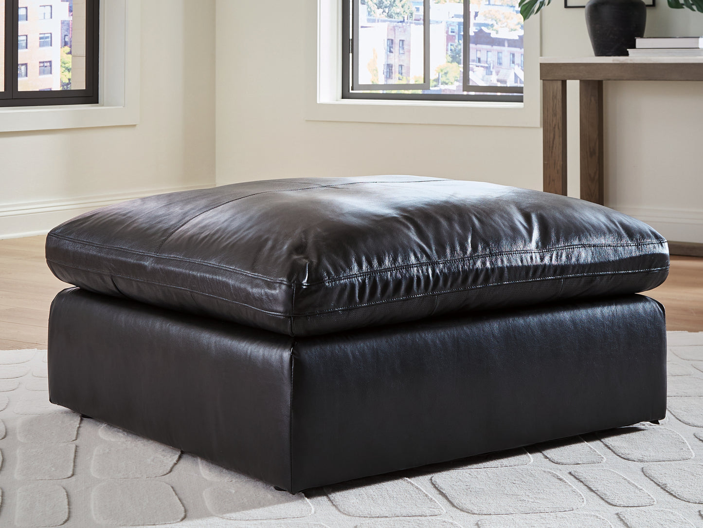 Stuart Furniture Outlet - Ashley Furniture - Emilia Sectional - Oversized Accent Ottoman / Black - 3090208