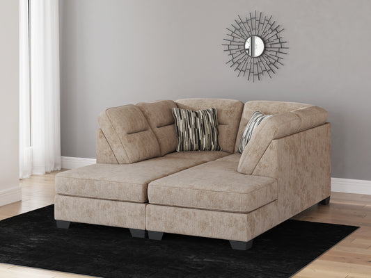 Stuart Furniture Outlet - Ashley Furniture - Olten Sectional - RAF 2-Piece Sectional with Chaise / Mocha - 31304S1