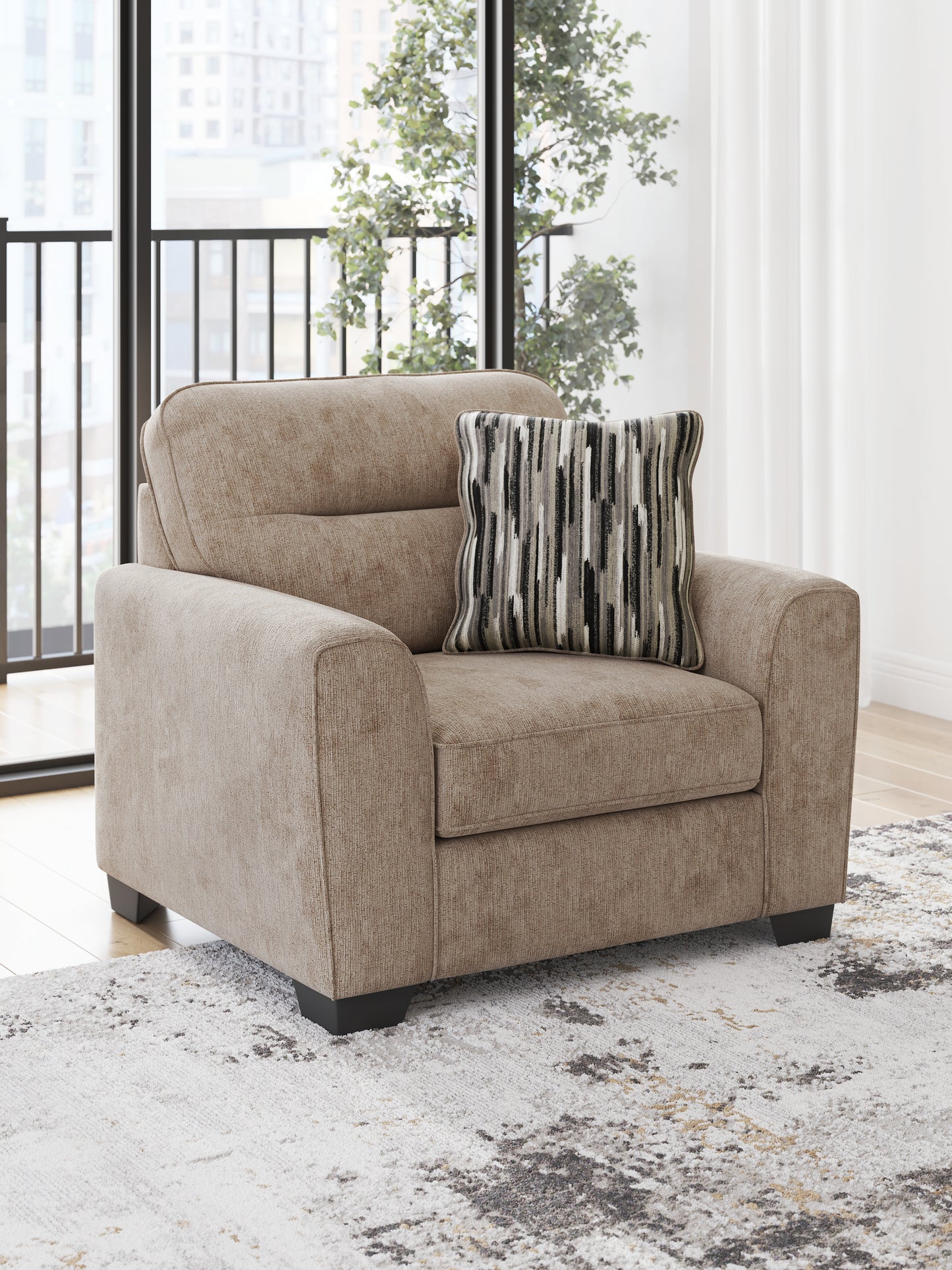 Stuart Furniture Outlet - Ashley Furniture - Olten Living Room - Chair and a Half / Mocha - 3130423