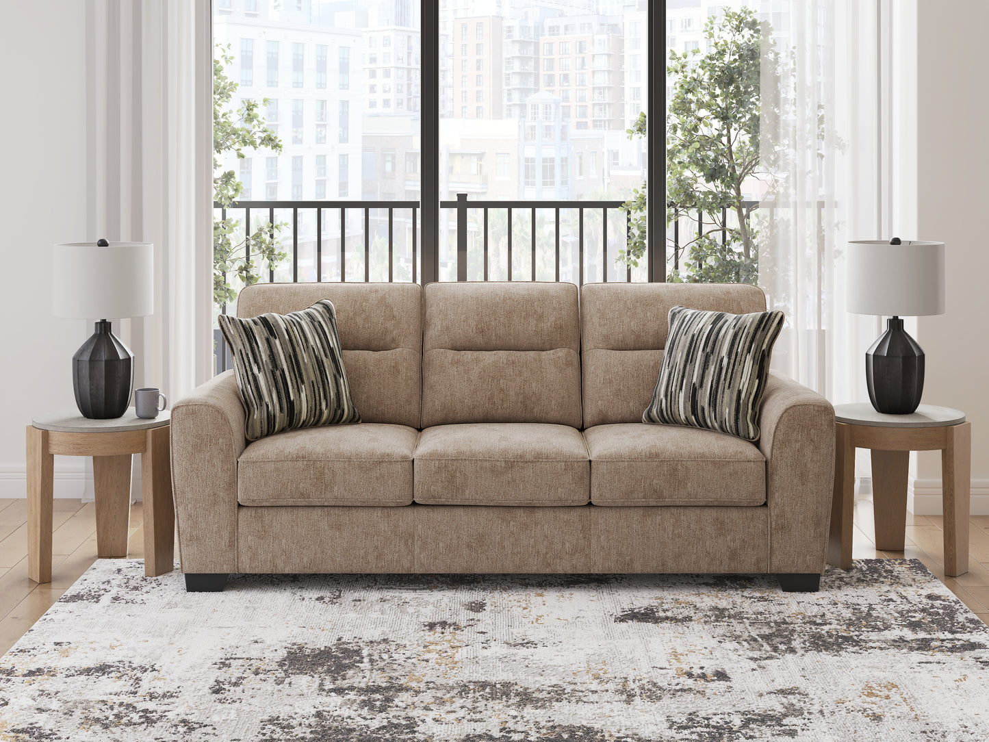 Stuart Furniture Outlet - Ashley Furniture - Olten Living Room - Sofa / Mocha - 3130438