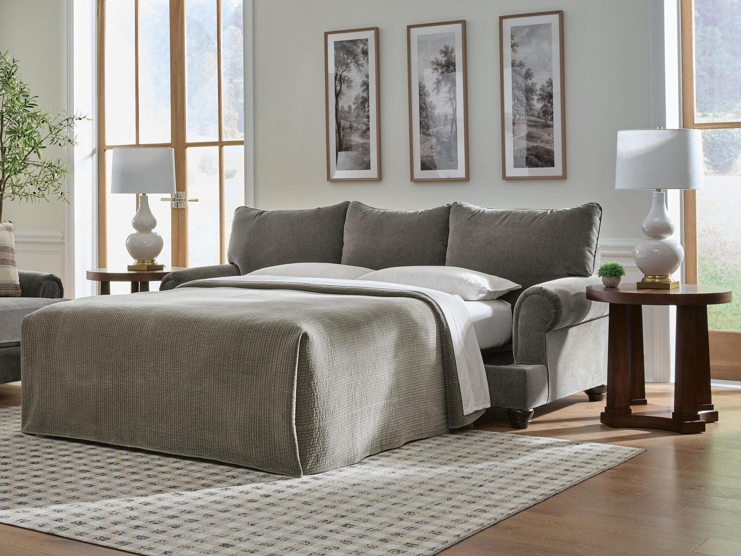 Stuart Furniture Outlet - Ashley Furniture - Tallow Creek Living Room - Queen Sofa Sleeper - PC3170639