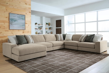 Stuart Furniture Outlet - Ashley Furniture - Linenhause Sectional - RAF 6-Piece Sectional with Chaise - 31803S14