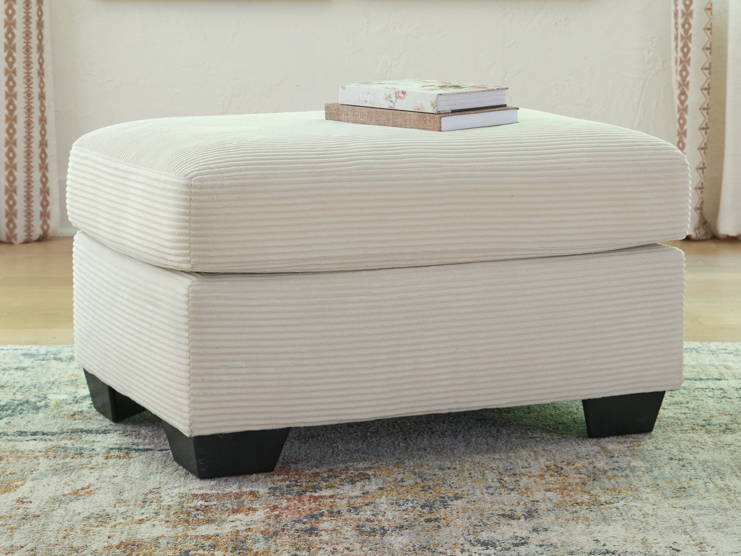 Stuart Furniture Outlet - Ashley Furniture - Greenbriar Living Room - Ottoman / Ivory - PC3200614