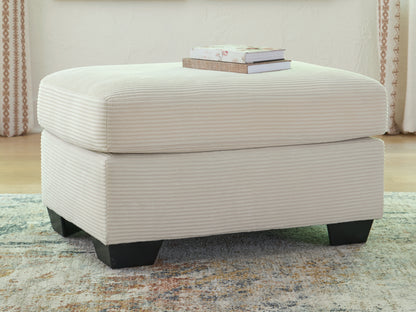 Stuart Furniture Outlet - Ashley Furniture - Greenbriar Living Room - Ottoman / Ivory - PC3200614
