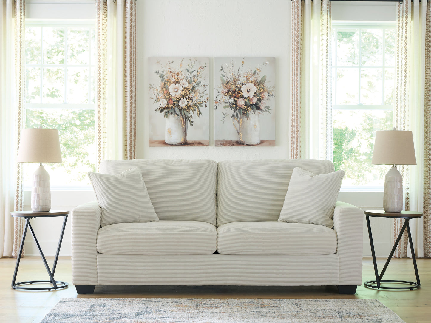 Stuart Furniture Outlet - Ashley Furniture - Greenbriar Living Room - Loveseat / Smoke - PC3200535
