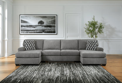 Stuart Furniture Outlet - Ashley Furniture - Birkdale Court Sectional - RAF 3-Piece Sectional / Gray - 32402S3