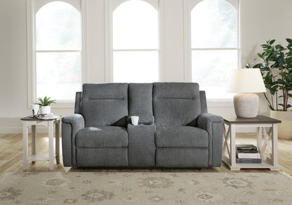 Stuart Furniture Outlet - Ashley Furniture - Barnsana Living Room - Power Rocker Recliner / Gravel - 3320298