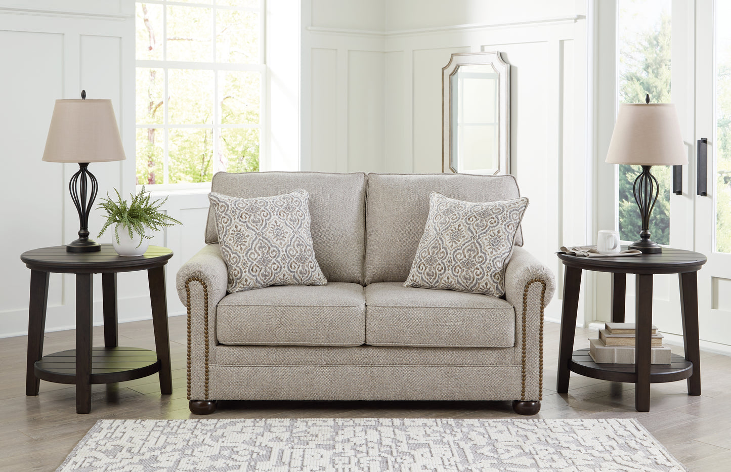Stuart Furniture Outlet - Ashley Furniture - Gaelon Living Room - Loveseat / Dune - 3730735