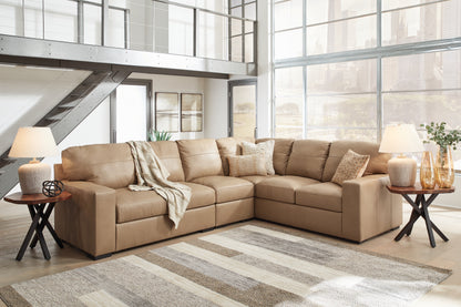Stuart Furniture Outlet - Ashley Furniture - Bandon Sectional - RAF 3-Piece Sectional / Toffee - 38006S4