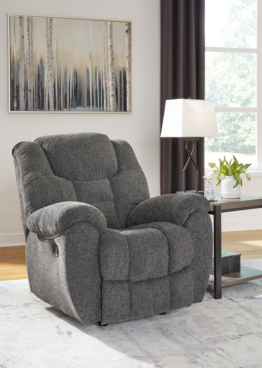 Stuart Furniture Outlet - Ashley Furniture - Foreside Living Room - Reclining Sofa / Charcoal - 3810488