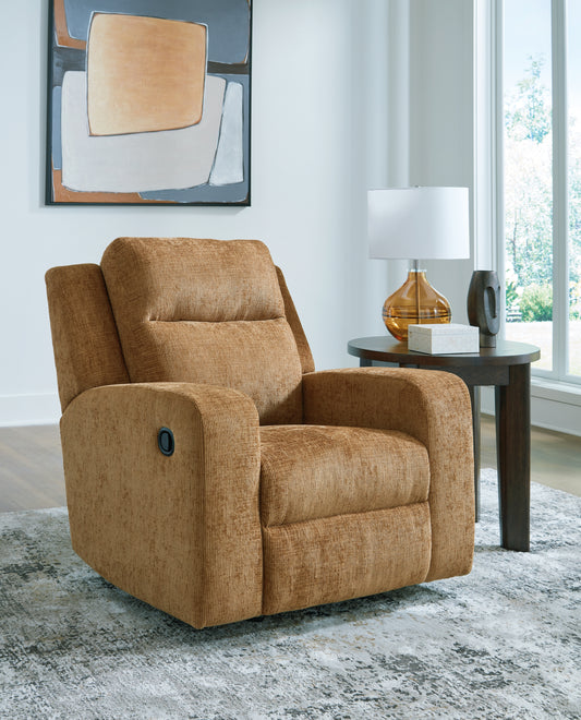 Stuart Furniture Outlet - Ashley Furniture - Kanlow Living Room - Rocker Recliner / Honey - 3860525