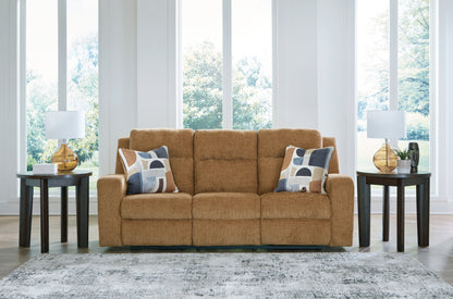Stuart Furniture Outlet - Ashley Furniture - Kanlow Living Room - Reclining Sofa / Honey - 3860588