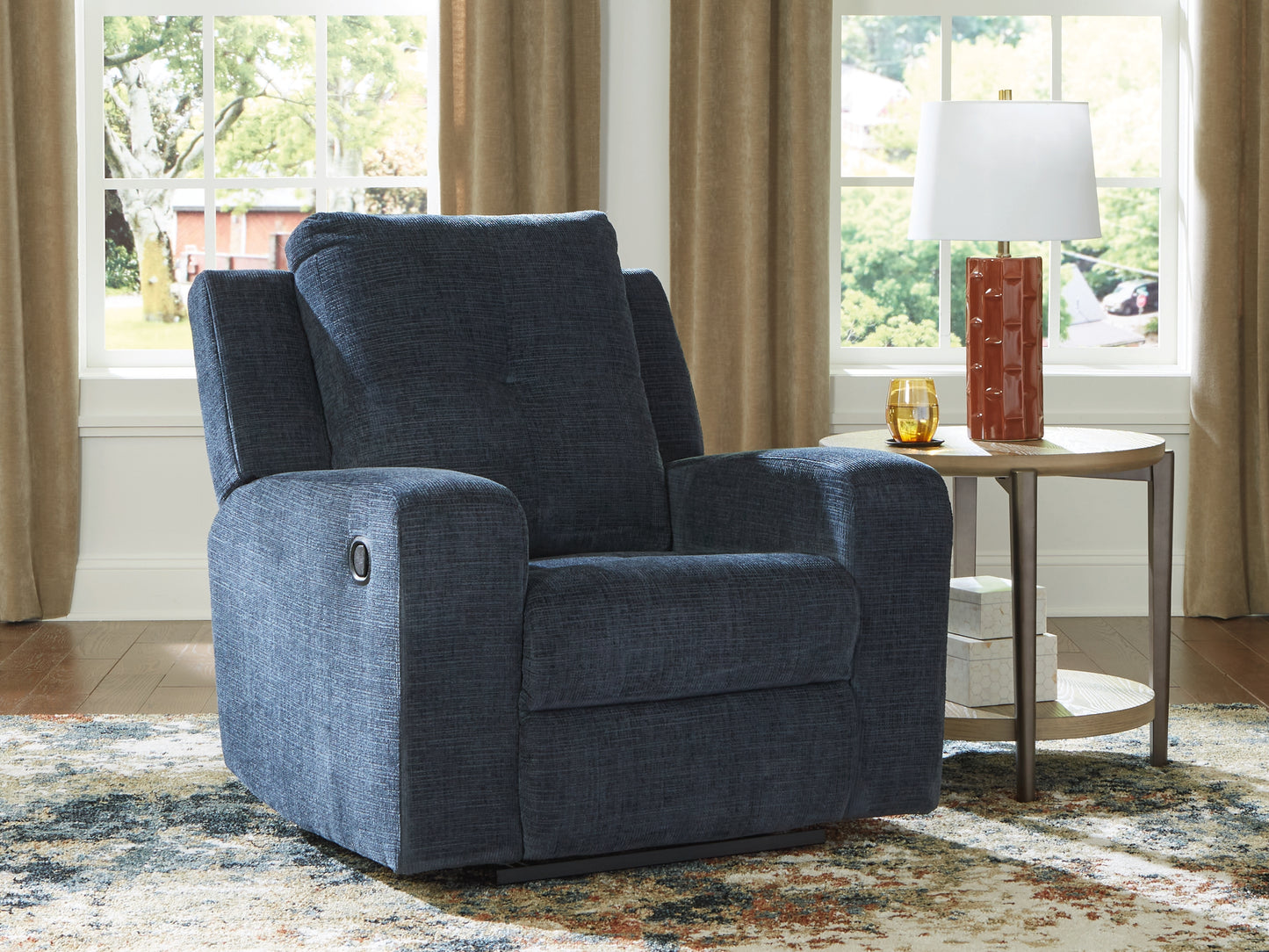 Stuart Furniture Outlet - Ashley Furniture - Danum Living Room - Zero Wall Recliner / Ink - 3880629