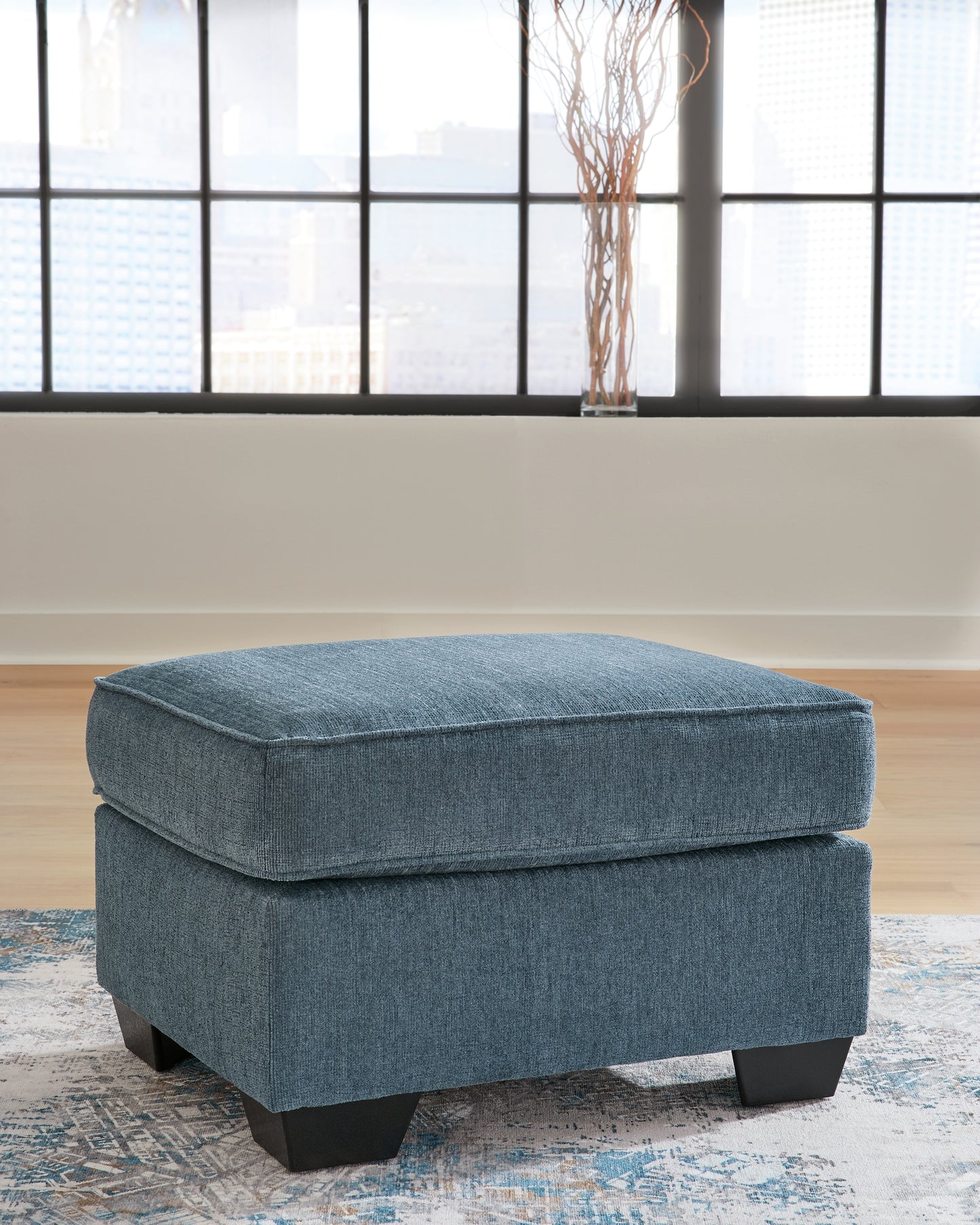 Stuart Furniture Outlet - Ashley Furniture - Cashton Living Room - Ottoman / Blue - 4060514