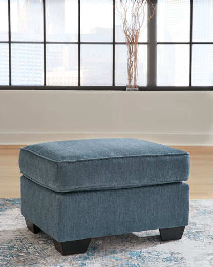 Stuart Furniture Outlet - Ashley Furniture - Cashton Living Room - Ottoman / Blue - 4060514